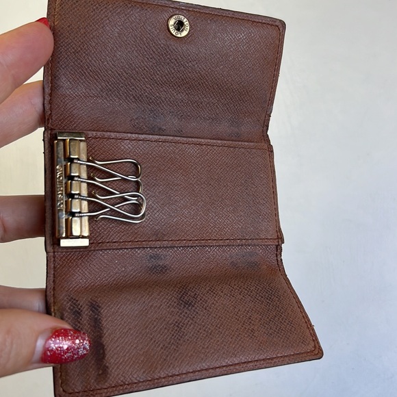 Louis Vuitton Monogram Canvas Multicles 4 Ring Key Case Auth. LV Unisex Wallet - Picture 9 of 17